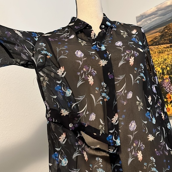 3.1 Phillip Lin Sheer Silk Blouse - Picture 6 of 16